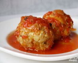 Диетические тефтели из куриного фарша