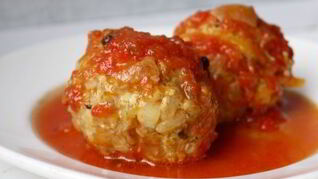 Диетические тефтели из куриного фарша