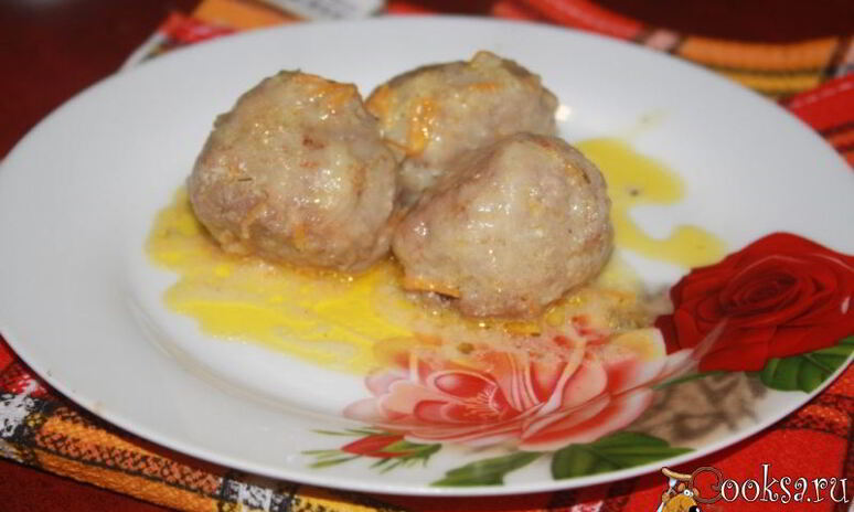 Рецепт говяжьи тефтели с жареным луком