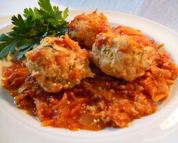 Куриные рубленые тефтельки