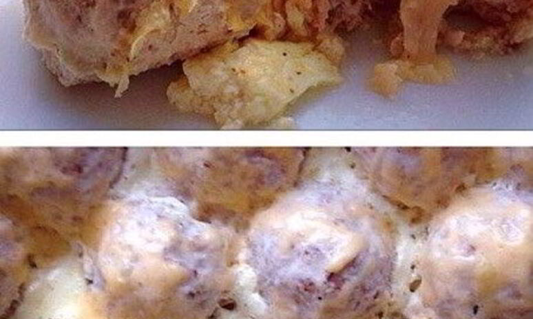 Рецепт куриные тефтели с гречкой и сыром