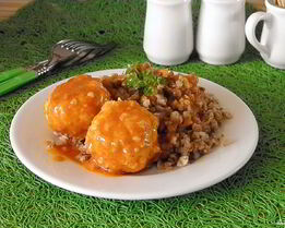 Куриные тефтели с подливкой