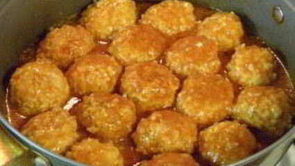 куриные тефтели с подливкой