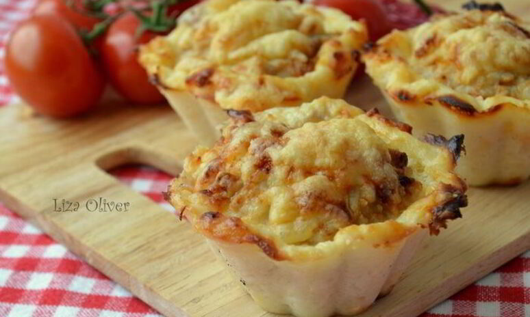 Рецепт куриные тефтельки в картофельных корзиночках