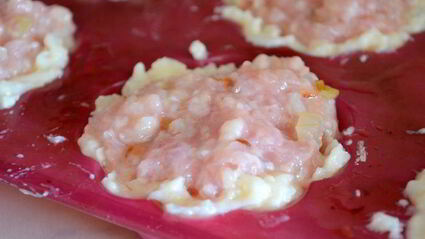 куриные тефтельки в картофельных корзиночках