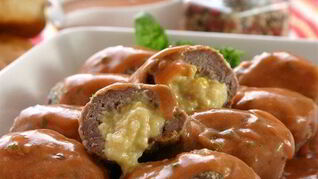 Мясные тефтели с сыром