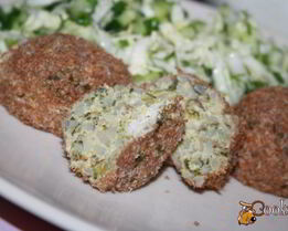 Паровые куриные тефтельки с отрубями