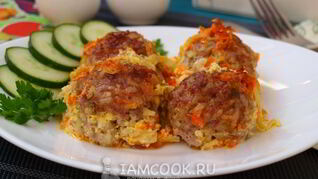 Тефтели из индейки с подливкой