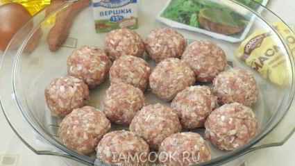 тефтели из индейки с подливкой