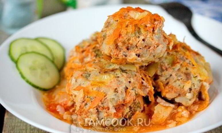 Рецепт тефтели с брокколи в духовке