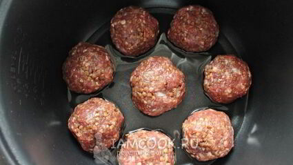 тефтели с гречкой в мультиварке