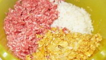 тефтели с рисом и грибами