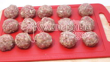 тефтели с рисом и овощами