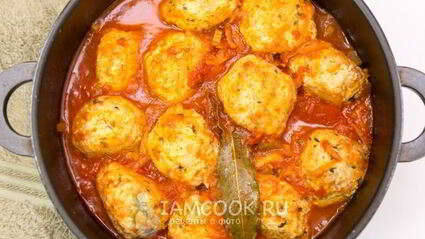 тефтели с рисом в томатном соусе