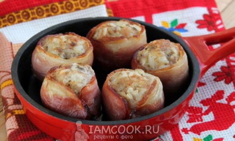 Рецепт тефтели в духовке в беконе