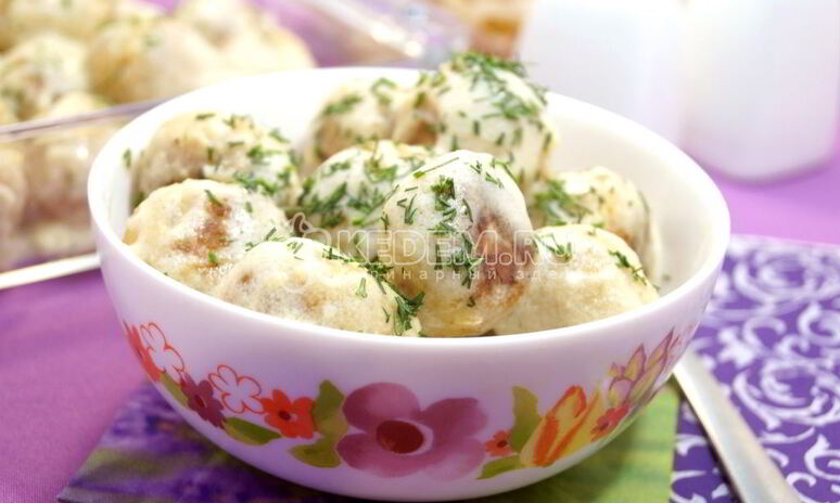 Рецепт тефтели в сливочном соусе