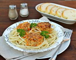 Тефтели в томатно-сливочном соусе