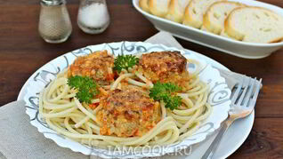 Тефтели в томатно-сливочном соусе