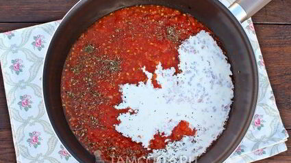 тефтели в томатно-сливочном соусе