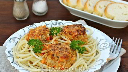 тефтели в томатно-сливочном соусе