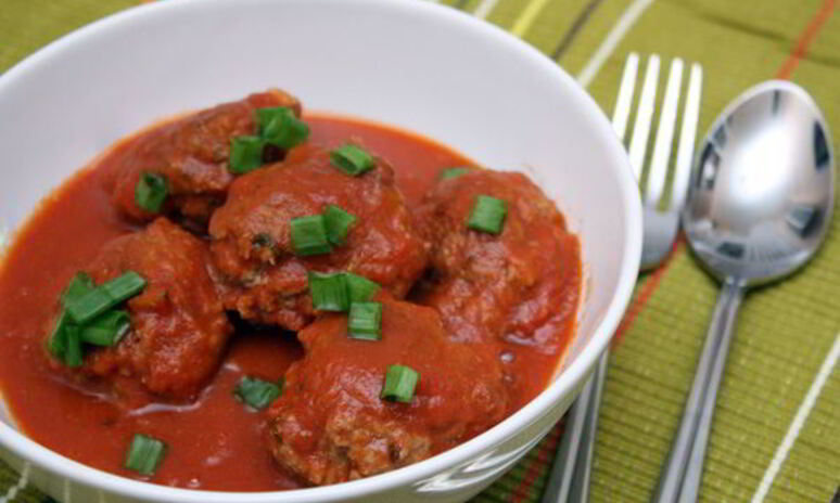 Рецепт тефтели в томатном соусе с мятой