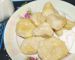 Ленивые вареники с картошкой