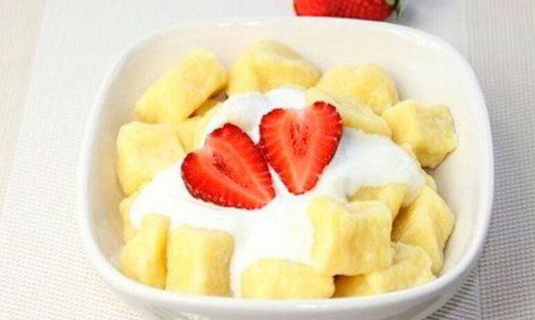 Рецепт ленивые вареники с кокосовой и овсяной мукой