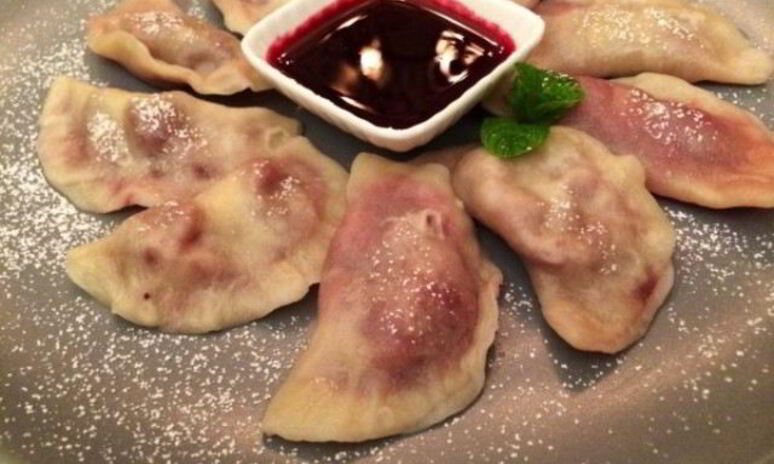 Рецепт постные вареники с вишней