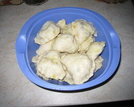 Вареники дрожжевые на пару