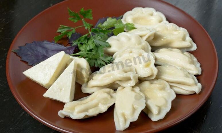 Рецепт вареники с адыгейским сыром