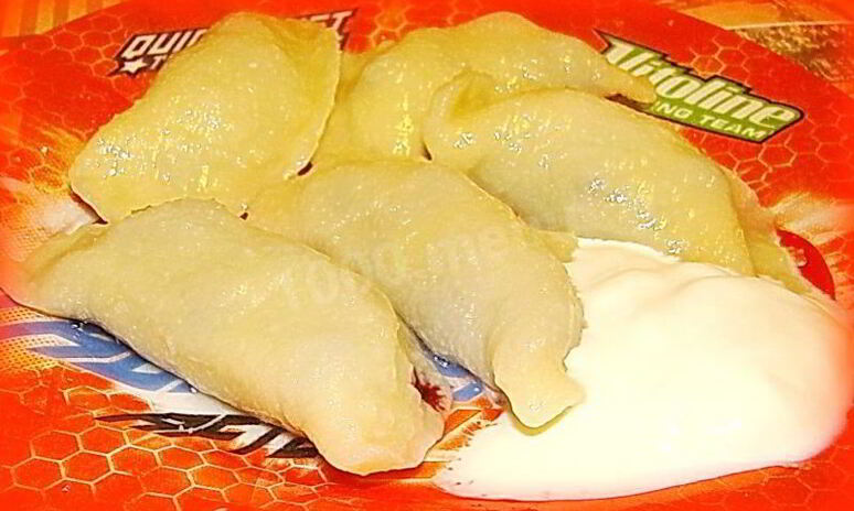 Рецепт вареники с черникой из теста на кефире