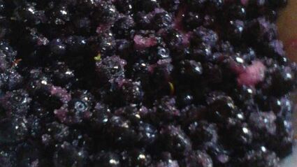 вареники с черникой