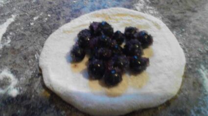 вареники с черникой