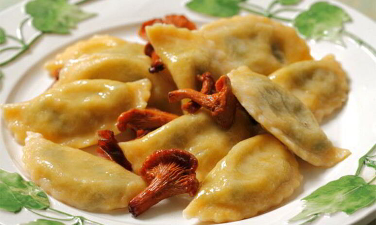 Рецепт вареники с капустой и грибами