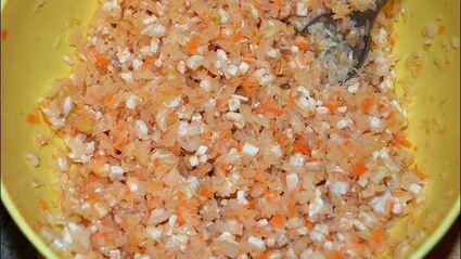 вареники с капустой и салом