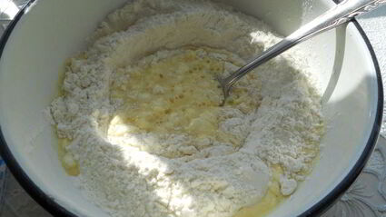 вареники с капустой из яичного теста