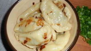 Вареники с картофелем и грибами