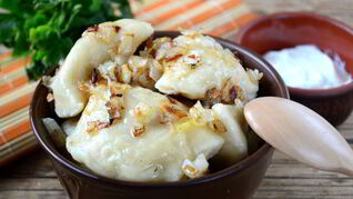 Вареники с картофелем и капустой