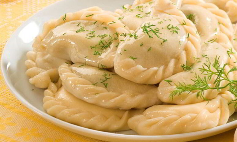 Рецепт вареники с картофелем и зеленью