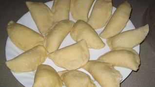 Вареники с картошкой и кислой капустой