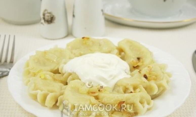 Рецепт вареники с картошкой на молоке