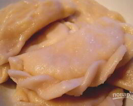 Вареники с картошкой постные