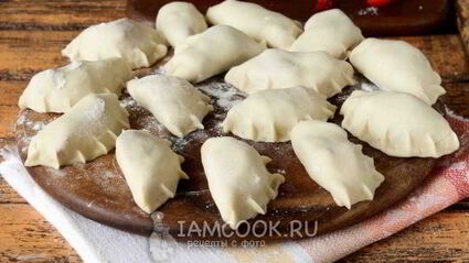 вареники с клубникой