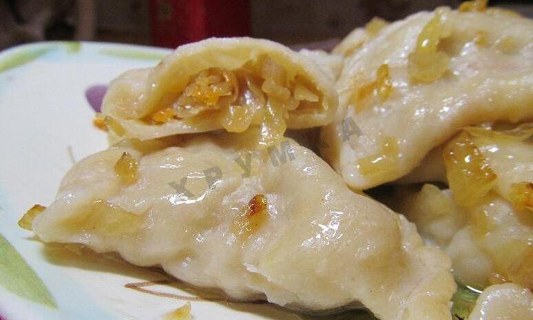 Рецепт вареники с квашеной капустой постные