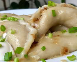 Вареники с мясом на заварном тесте