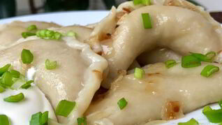 Вареники с мясом на заварном тесте