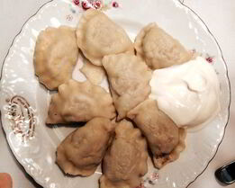 Вареники с мясом