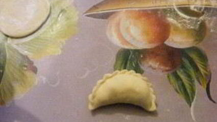 вареники с соленым творогом