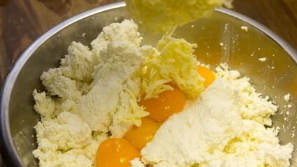 вареники с творогом