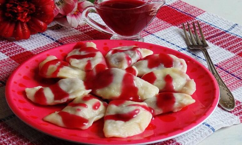 Рецепт вареники с вишней замороженной